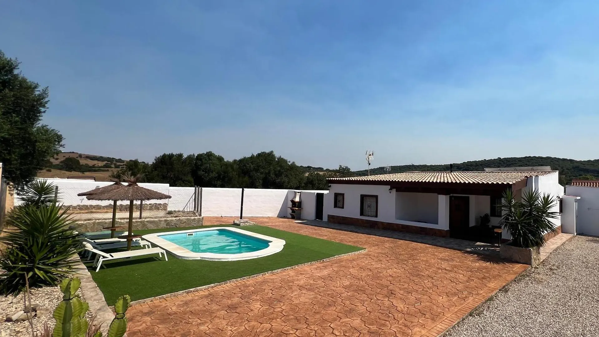 펜션 Bambu - Casa Rural En Vejer Con Piscina Privada 베예데라프론테라